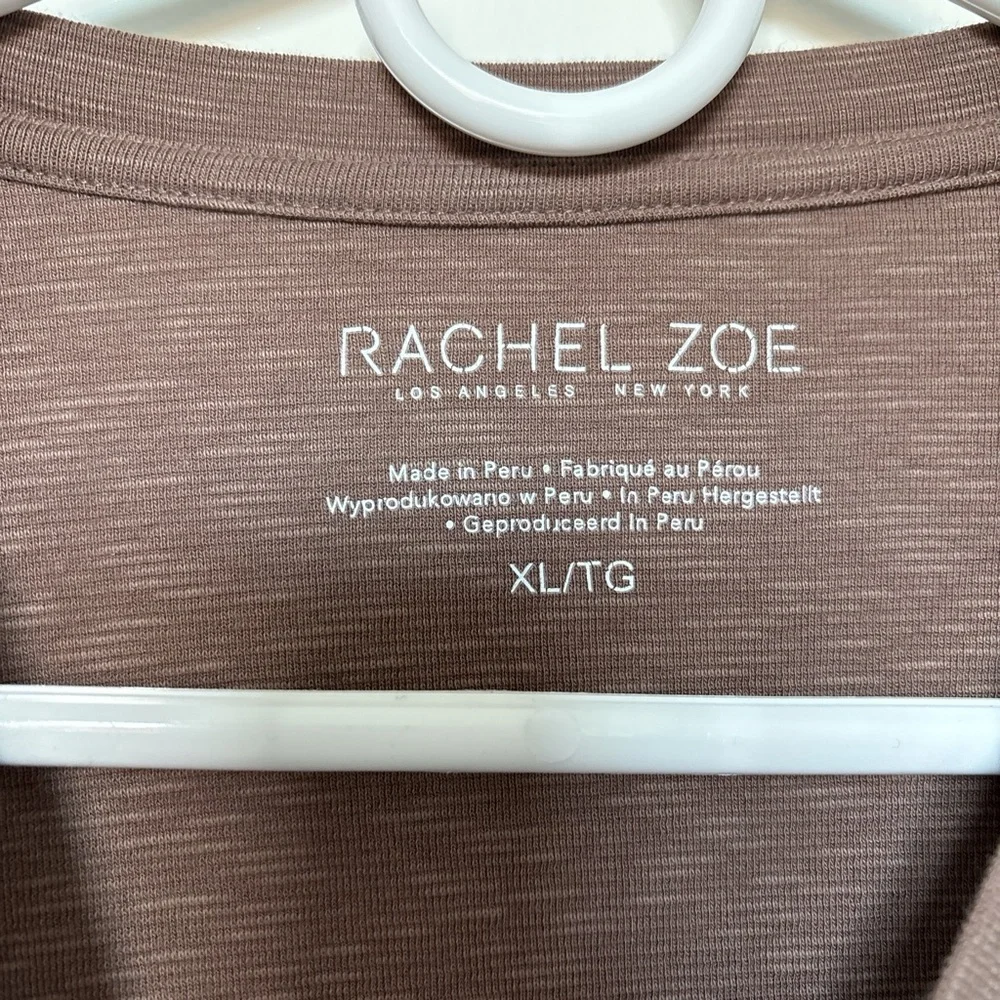 Rachel Zoe Brown Pink Color Long Sleeve Top - Picture 2 of 3